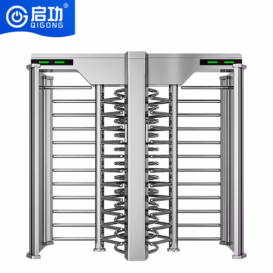 顔認識管理機能を備えた歩行者アクセス制御用のQigongフルハイトターンスタイル