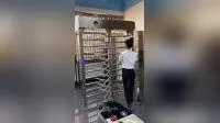 アクセス制御 304 ステンレス製フルハイト歩行者バリアターンスタイルゲートドア